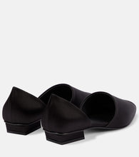 Toteme The Peep-Toe satin flats