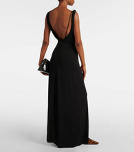Toteme Twist draped cr√É¬™pe jersey maxi dress