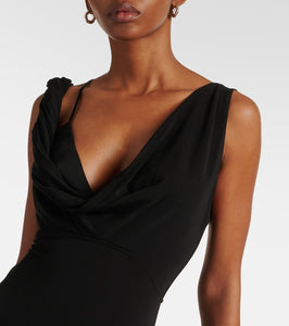 Toteme Twist draped cr√É¬™pe jersey maxi dress
