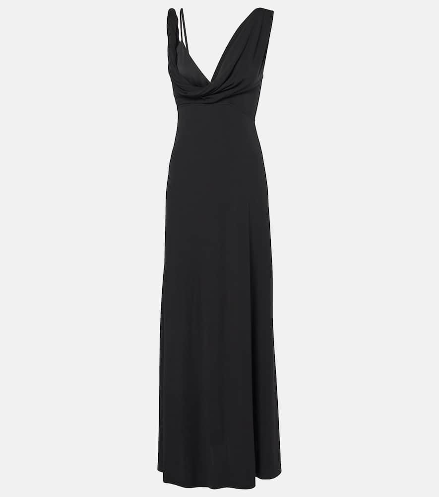Toteme Twist draped cr√É¬™pe jersey maxi dress