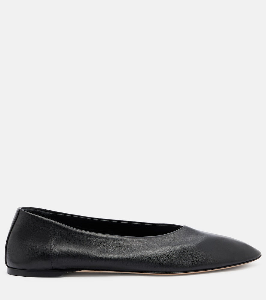 Black Toteme Leather ballet flats - Ballerina Flats