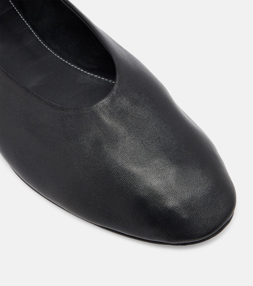 Black Toteme Leather ballet flats - Ballerina Flats
