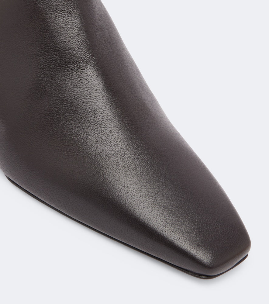 Brown Toteme Leather mules - Mid Heel Pumps