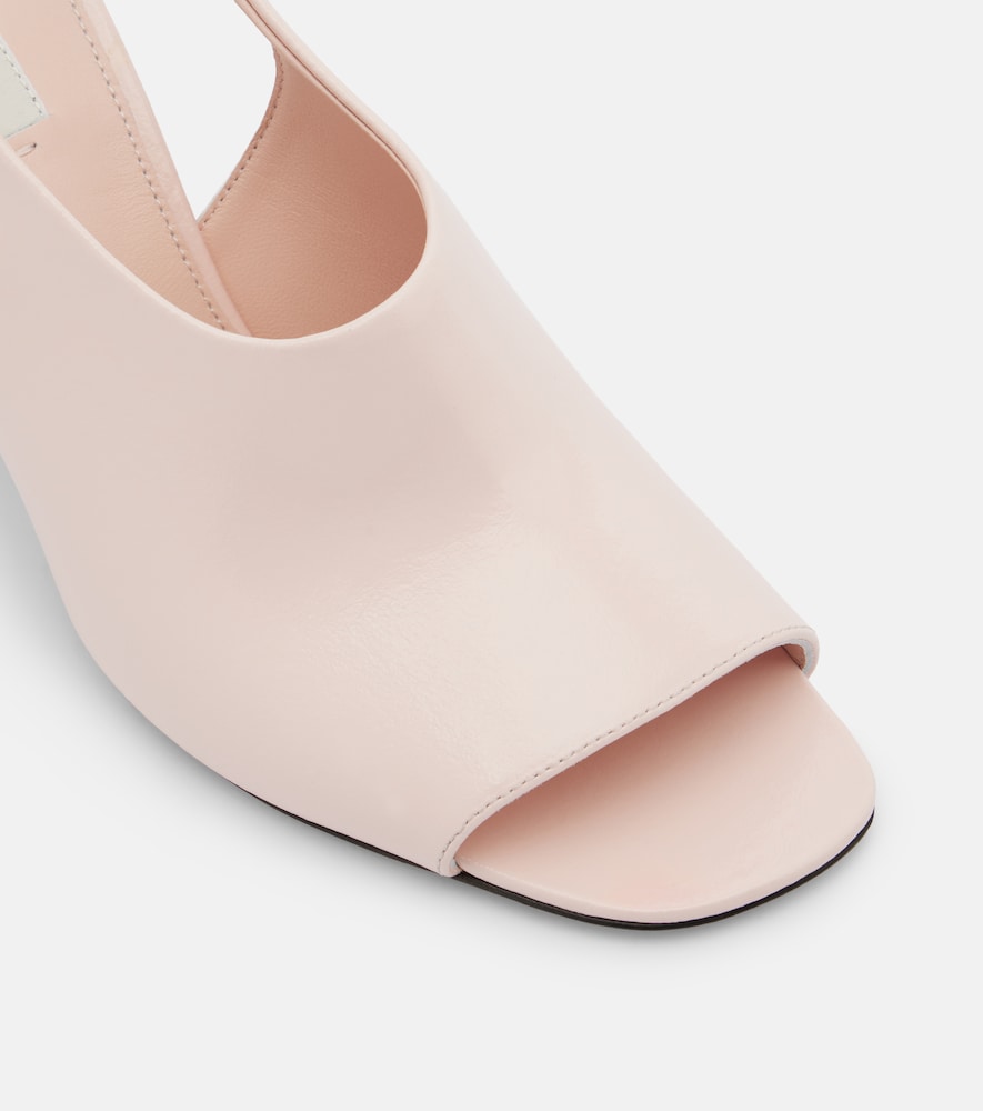 Pink Toteme Leather slingback sandals - Heeled Sandals