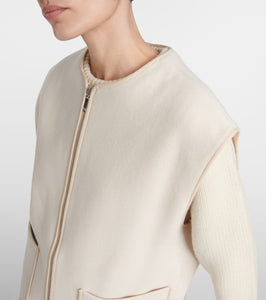 Toteme Wool-blend felt vest
