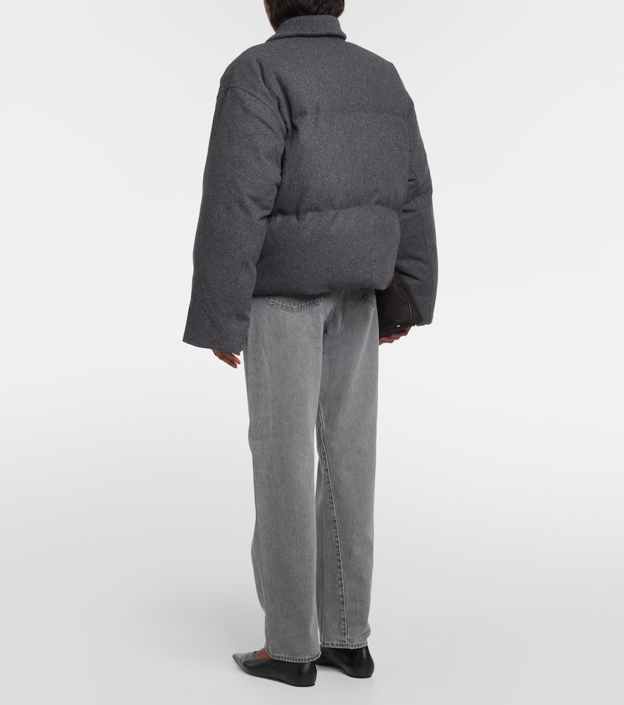 Toteme Wool-blend flannel down jacket