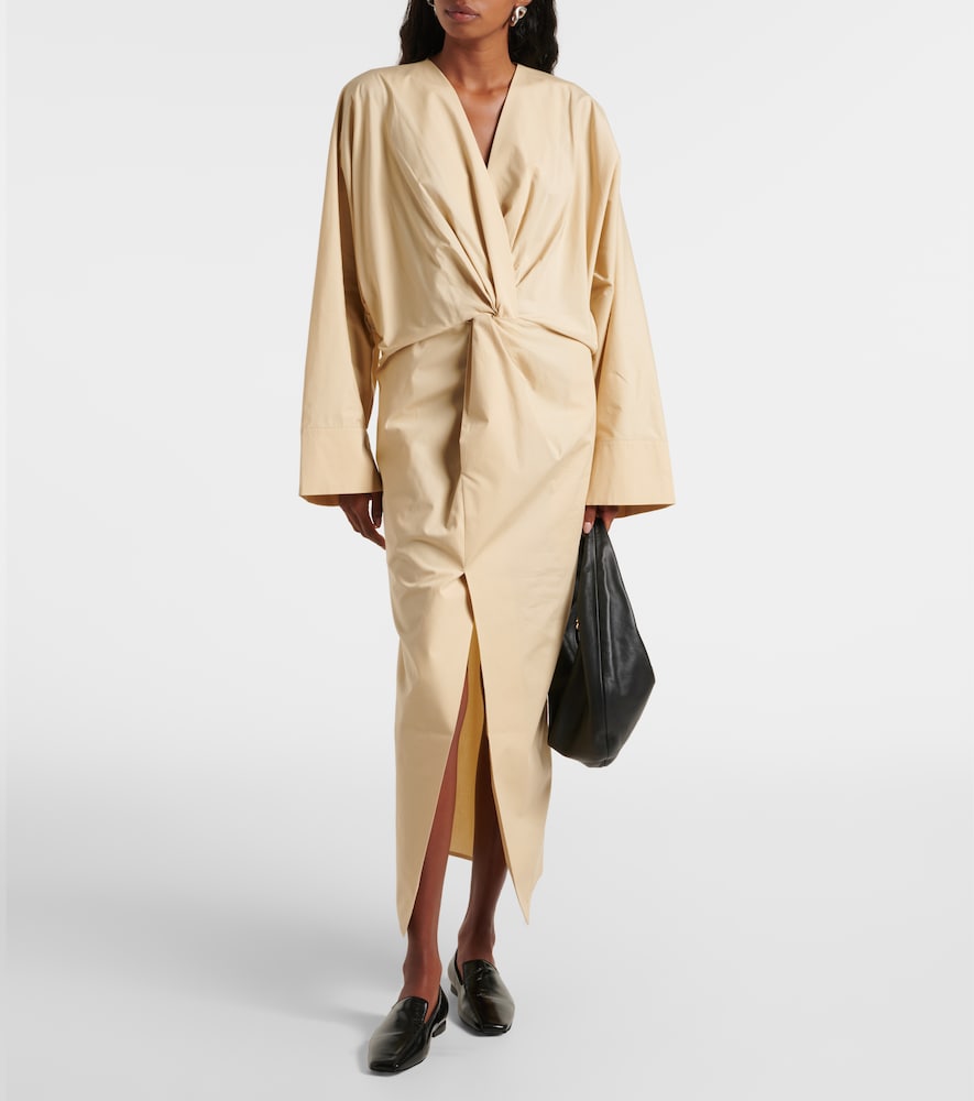Tove Ailin draped cotton midi dress