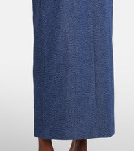 Tove Alba strapless denim midi dress