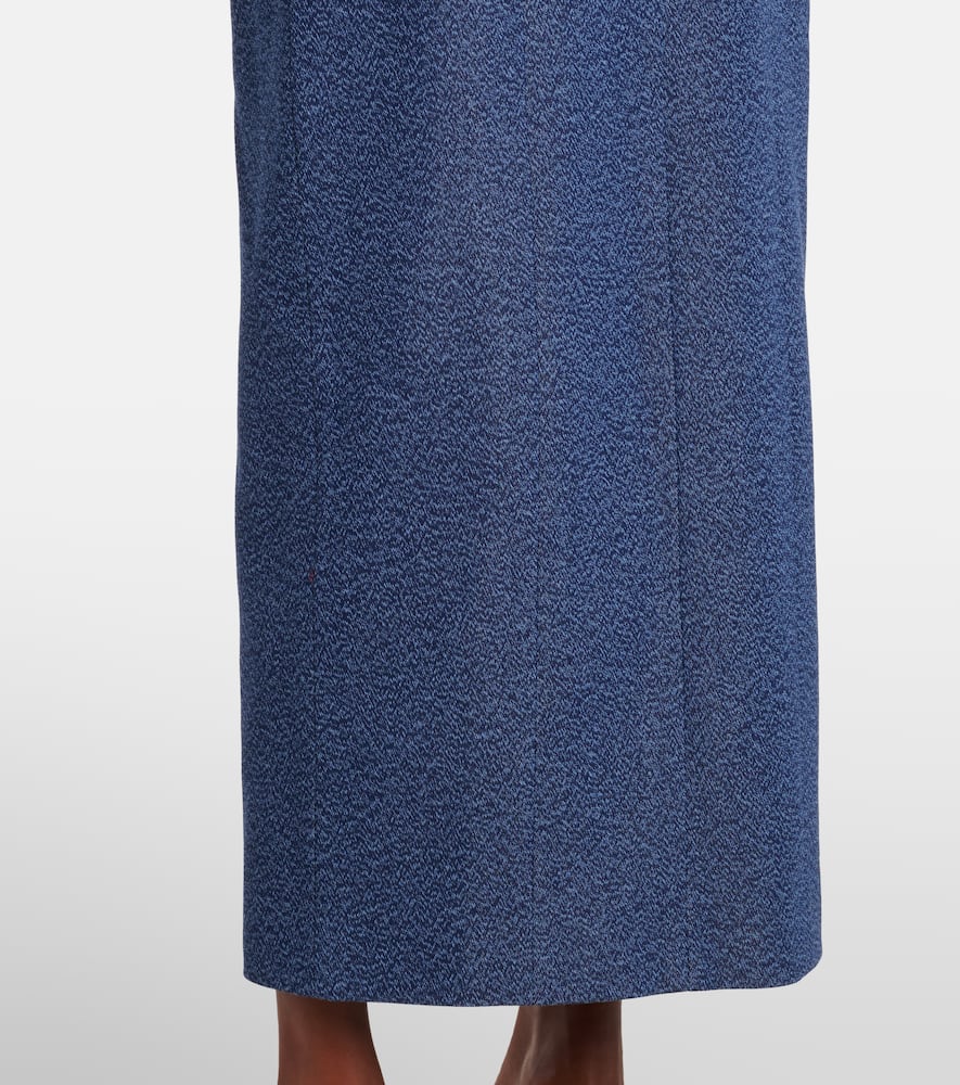 Tove Alba strapless denim midi dress