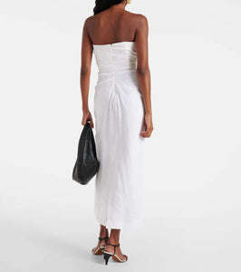 Tove Bridal Sabella linen maxi dress