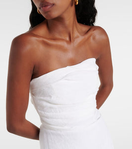 Tove Bridal Sabella linen maxi dress