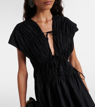 Tove Ceres gathered cotton midi dress