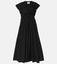 Tove Ceres gathered cotton midi dress. Tove Ceres 棉质中长连衣裙