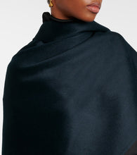 Tove Delta wool and cashmere-blend shawl