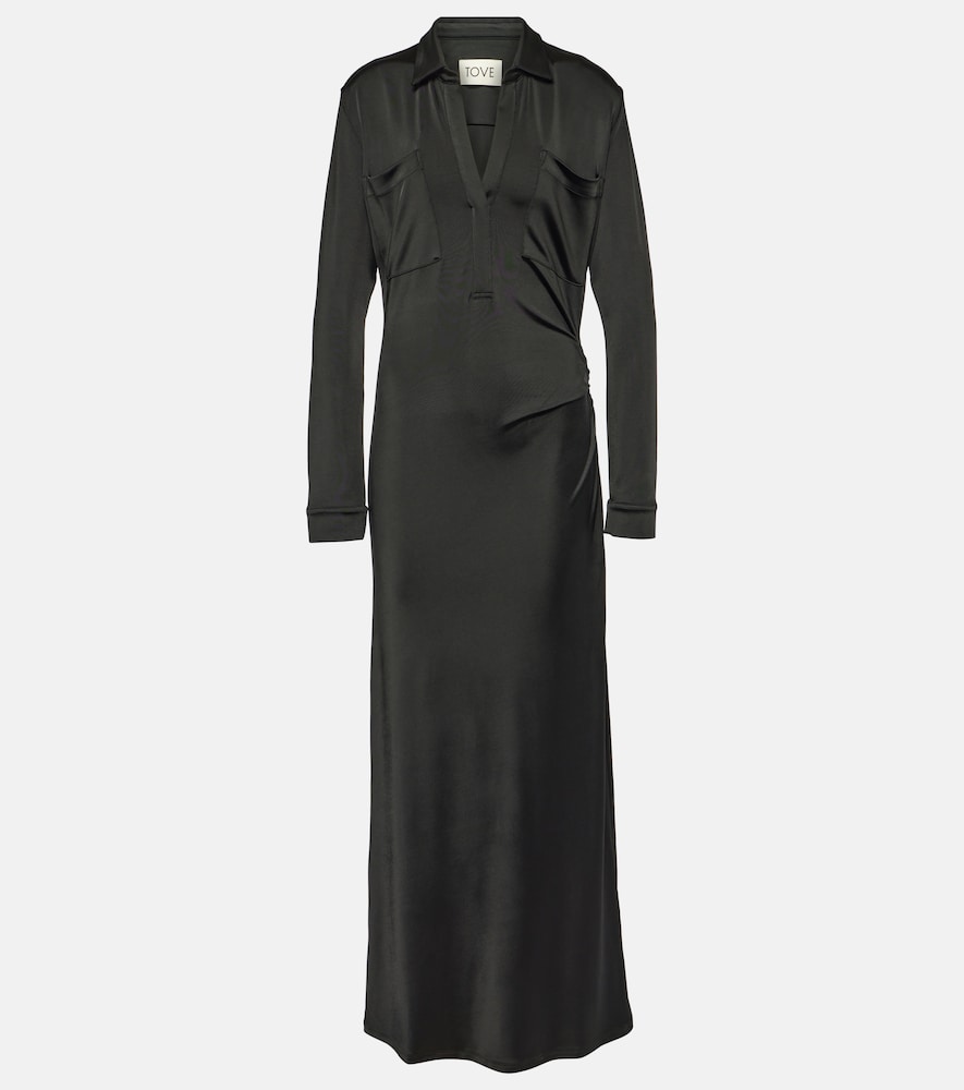 Tove Iana V-neck maxi dress. Tove Iana V领长款连衣裙