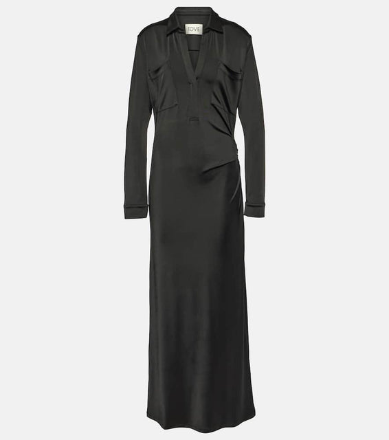 Tove Iana V-neck maxi dress