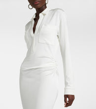 Tove Iana gathered jersey maxi dress