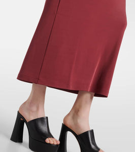 Tove Mali gathered jersey midi dress