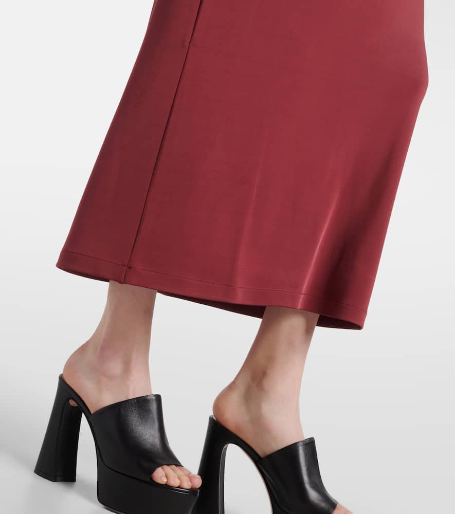 Tove Mali gathered jersey midi dress
