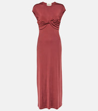 Tove Mali gathered jersey midi dress
