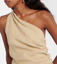 Tove Riya draped linen maxi dress