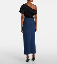 Tove Sera denim midi skirt