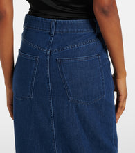 Tove Sera denim midi skirt