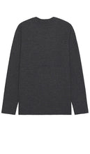 TravisMathew Cloud Waffle Crew in Charcoal