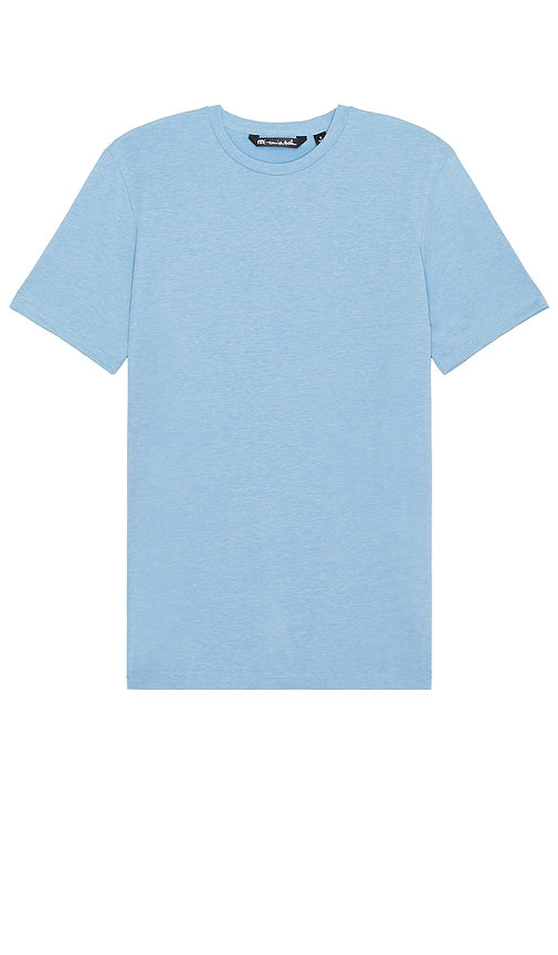 TravisMathew The Crew Tee in Blue - TravisMathew - T-shirt The Crew en bleu - TravisMathew The Crew 蓝色 T 恤 - TravisMathew The Crew T-Shirt in Blau - TravisMathew 더 크루 티셔츠 - Maglietta TravisMathew The Crew in blu