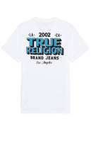 True Religion Flock Station Tee in White - True Religion - Flock Station - T-shirt blanc - True Religion 白色 Flock Station T 恤 - True Religion Flock Station T-Shirt in Weiß - True Religion Flock Station 티셔츠 화이트 색상 - Maglietta True Religion Flock Station in bianco