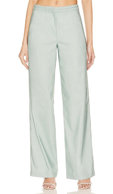 Tularosa Addison Pant in Mint - Pantalon Tularosa Addison en menthe - 薄荷色 Tularosa Addison 长裤 - Tularosa Addison Hose in Mint - Tularosa 애디슨 팬츠 - Pantaloni Tularosa Addison in menta