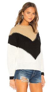 Tularosa Colorblock Sweater in Multi