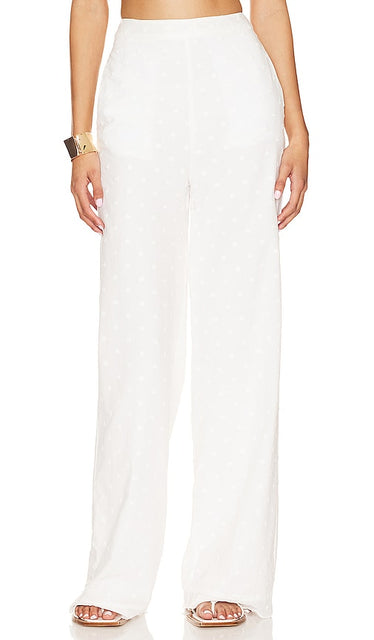 Tularosa Dakota Pants in White - Pantalon Tularosa Dakota en blanc - 白色 Tularosa Dakota 长裤 - Tularosa Dakota Hose in Weiß - Tularosa 다코타 팬츠 화이트 색상 - Pantaloni Tularosa Dakota in bianco