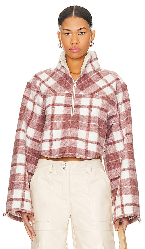 Tularosa Dawn Pullover in Burgendy - Pull Tularosa Dawn en bordeaux - 酒红色 Tularosa Dawn 套头衫 - Tularosa Dawn Pullover in Burgunderrot - Tularosa Dawn 풀오버 - Pullover Tularosa Dawn color Borgogna