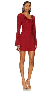 Tularosa Faith Mini Dress in Red