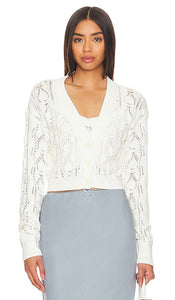Tularosa Gia Cardigan in White