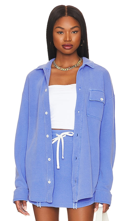 Tularosa Green Margaux Jacket in Blue - Veste Tularosa Green Margaux en bleu - Tularosa 蓝色玛歌绿色夹克 - Tularosa Green Margaux Jacke in Blau - Tularosa 그린 마고 재킷 블루 색상 - Giacca Tularosa Margaux verde in blu