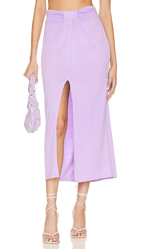 Tularosa Green Thea Skirt in Lavender - Jupe Tularosa Green Thea en lavande - Tularosa Green Thea 薰衣草色半身裙 - Tularosa Green Thea Rock in Lavendel - Tularosa 그린 테아 스커트 - Gonna Tularosa Green Thea in lavanda