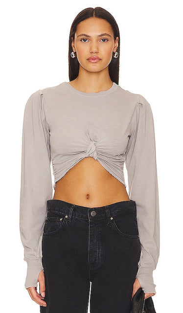 Tularosa Green Zola Top in Grey - Haut Zola vert Tularosa en gris - Tularosa 灰色 Zola 绿色上衣 - Tularosa Green Zola Top in Grau - Tularosa Green Zola 탑 - Top Tularosa Green Zola in grigio