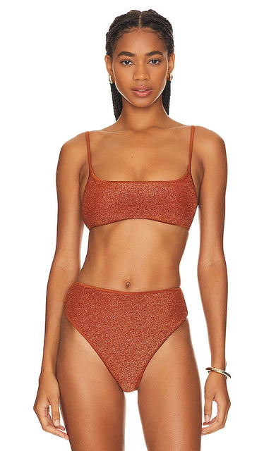 Tularosa Juno Top in Metallic Copper - Haut Tularosa Juno en cuivre métallisé - Tularosa Juno 金属铜色上衣 - Tularosa Juno Top in Metallic-Kupfer - Tularosa Juno 탑 - Piano Tularosa Juno in Rame Metallizzato