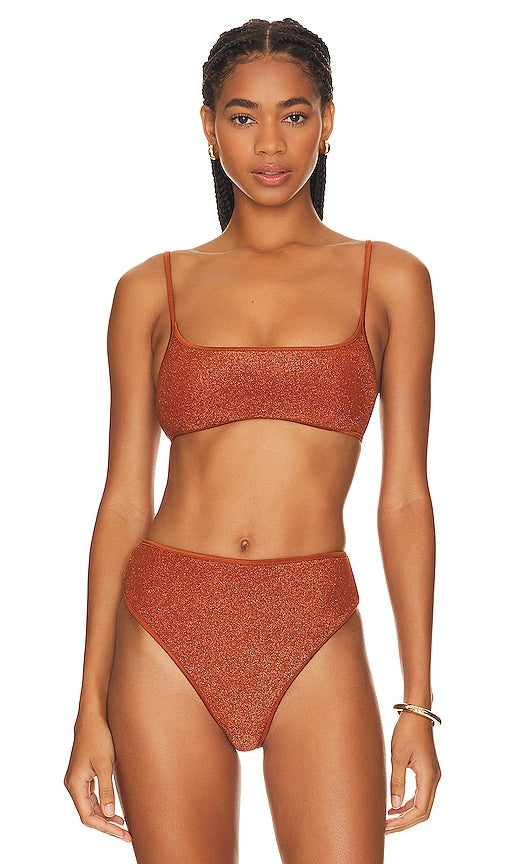 Tularosa Juno Top in Metallic Copper - Haut Tularosa Juno en cuivre métallisé - Tularosa Juno 金属铜色上衣 - Tularosa Juno Top in Metallic-Kupfer - Tularosa Juno 탑 - Piano Tularosa Juno in Rame Metallizzato