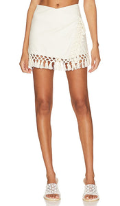 Tularosa Lexi Skort in Ivory - Jupe-short Tularosa Lexi en ivoire - Tularosa Lexi 象牙色裙裤 - Tularosa Lexi Skort in Elfenbein - Tularosa Lexi Skort 아이보리 색상 - Gonna Tularosa Lexi in avorio