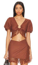 Tularosa Lexi Top in Chocolate - Haut Tularosa Lexi en chocolat - Tularosa Lexi 巧克力上衣 - Tularosa Lexi Top in Schokolade - Tularosa 렉시 탑 - Tularosa Lexi Top in Cioccolato