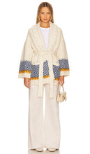 Tularosa Malena Chunky Fairisle Cardigan in Ivory