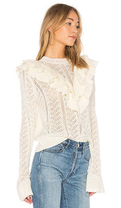 Tularosa Manny Sweater in White