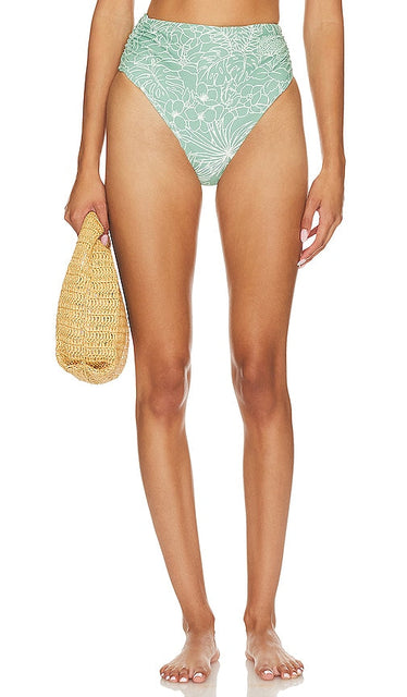 Tularosa Popi High Waist Bottom in Mint - Bas taille haute Tularosa Popi en menthe - 薄荷色 Tularosa Popi 高腰底裤 - Tularosa Popi Hose mit hoher Taille in Mint - Tularosa Popi 하이웨이스트 하의 민트 색상 - Pantaloni a vita alta Tularosa Popi in menta