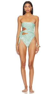 Tularosa Popi One Piece in Mint - Tularosa Popi One Piece à la menthe - 薄荷色 Tularosa Popi 一件 - Tularosa Popi Einteiler in Mint - Tularosa 포피 원피스 민트색 - Costume intero Tularosa Popi in menta