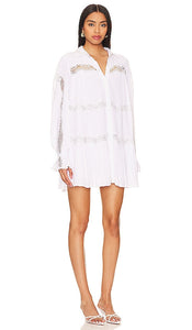 Tularosa Stacey Mini Dress in White