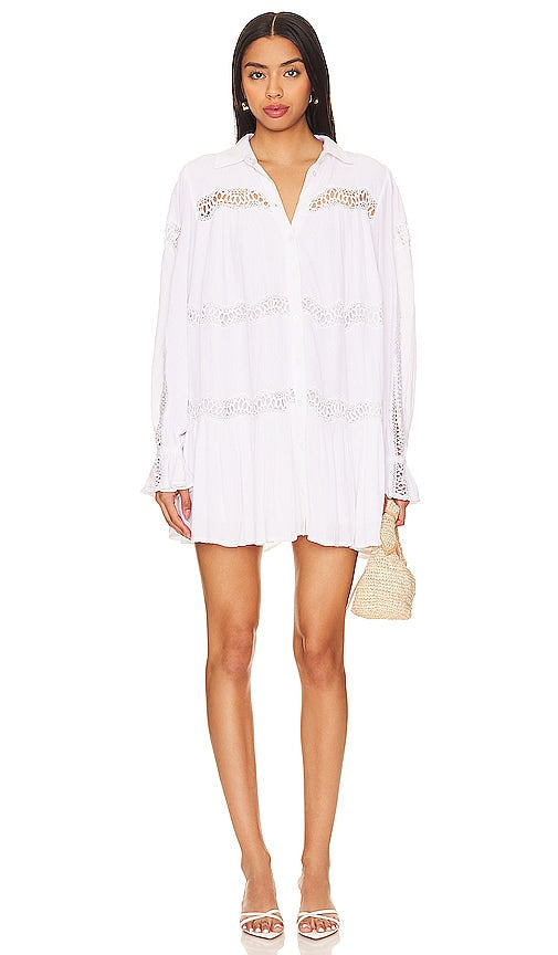 Tularosa Stacey Mini Dress in White - Tularosa Stacey Mini-robe en blanc - Tularosa Stacey 白色迷你连衣裙 - Tularosa Stacey Minikleid in Weiß - Tularosa Stacey 미니 드레스화이트 색상 - Miniabito Tularosa Stacey in bianco