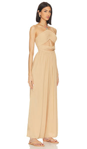 Tularosa Talitha Jumpsuit in Tan